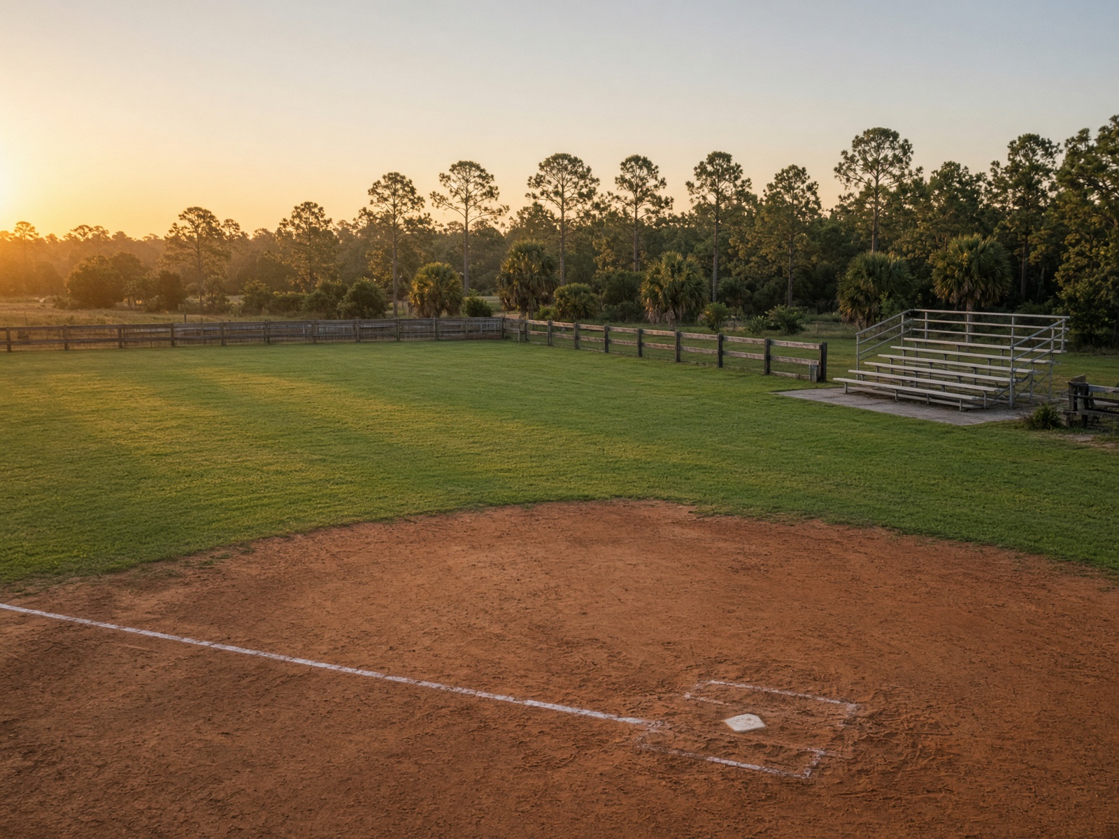 Community baseball diamond in Groveland, Florida